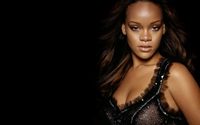Rihanna black picture