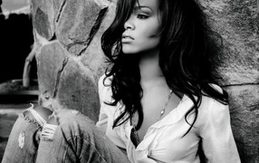Rihanna posing for new HD wallpapers