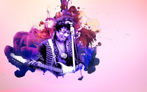 Singer Jimi Hendrix