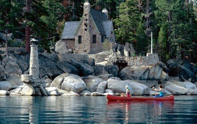 Lake Tahoe boat