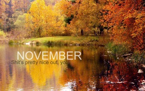 	 November calendar page