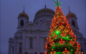 Christmas tree in 2014 Tsaritsyno