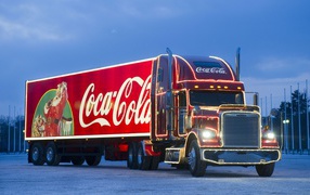 New Year Coca-Cola truck