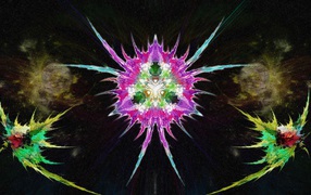 Coloured kaleidoscope