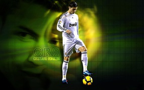 Footballer Cristiano Ronaldo Real Madrid
