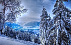 Зима в горах