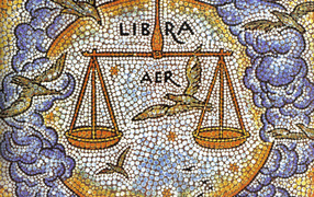 Libra, mosaic