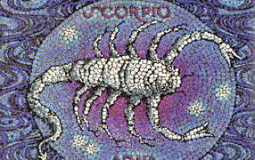 Scorpio, mosaic