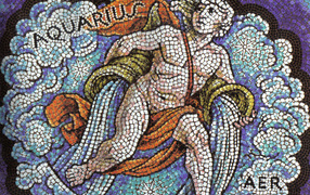  Aquarius, mosaic