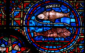  Pisces, stained glass