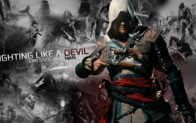 Assassin's creed IV in fight like a devil