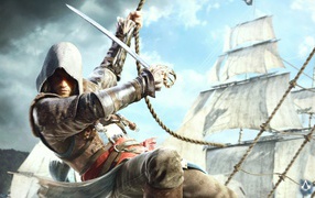 Assassin's creed IV on the rope