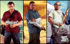Главные персонажи игры GTA 5