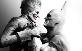 Batman: Arkham Origins batman and joker