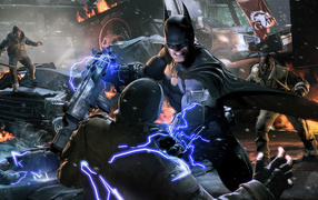 Batman: Arkham orgins битва