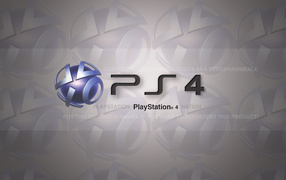 Серый логотип PS4