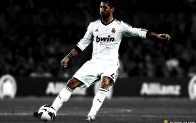 Real Madrid Sergio Ramos dribbling