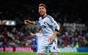 Real Madrid Sergio Ramos is amazing player