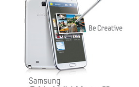 Samsung Galaxy Note 2, advertising photo