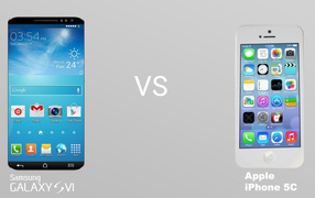Samsung Galaxy S VI vs Apple iPhone 5 C