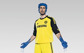 The best football player Chelsea Petr Cech