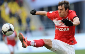 The best football player of Rostov Artem Dzyuba