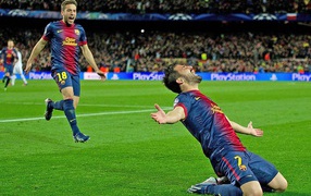 The best halfback of Barcelona Jordi Alba