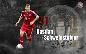 The best halfback of Bayern Bastian Schweinsteiger