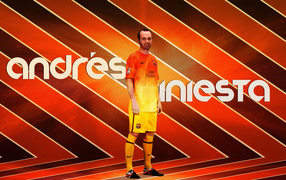 The best player of Barcelona Andres Iniesta