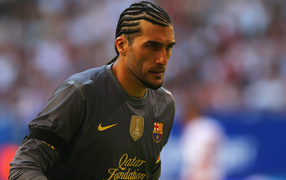 The best player of Barcelona José Pinto