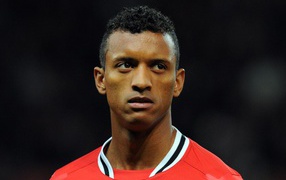 The best player of Manchester United Luis Nani closeup