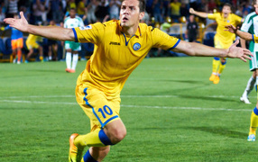 The best striker of Rostov Artem Dzyuba