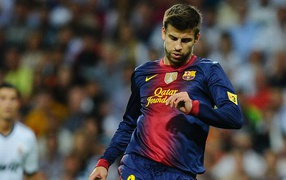 The defender of Barcelona Gerard Pique