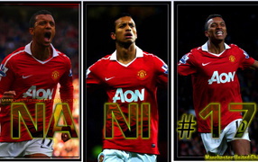 The football player of Manchester United Luis Nani best moments