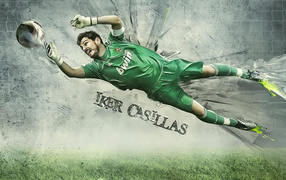 The player Real Madrid Iker Casillas