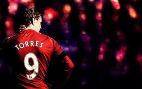 The player number 5 of Chelsea Fernando Torres