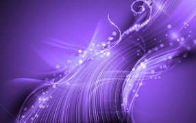 Фиолетовые волны 3Д