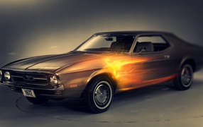 Ford Mustang 1972 год