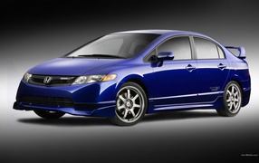 Blue Honda