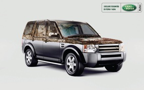 Beautiful car Land Rover Discovery 3 in Moscow