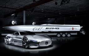 Mercedes benz amg cigarette racing vision gt concept