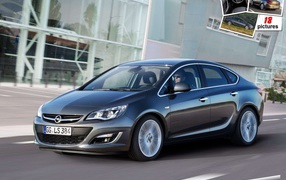 Car brand Opel Astra model 