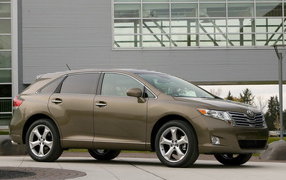 Toyota Venza car on the road 