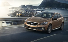Beautiful car Volvo v40 Cross country in Moscow 