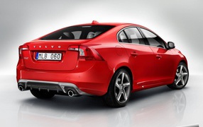 Car Volvo s60 on the road 