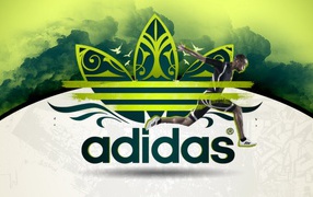 Adidas in shades of green