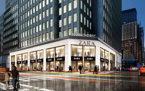 Expensive boutique Zara