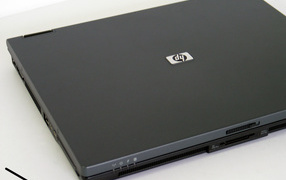 Gray HP laptop
