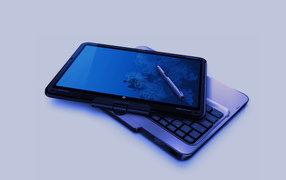 HP tablet with keyboard
