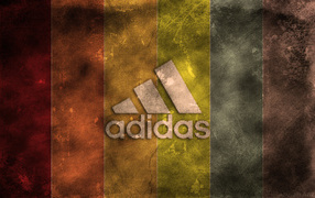 Разноцветный логотип Адидас